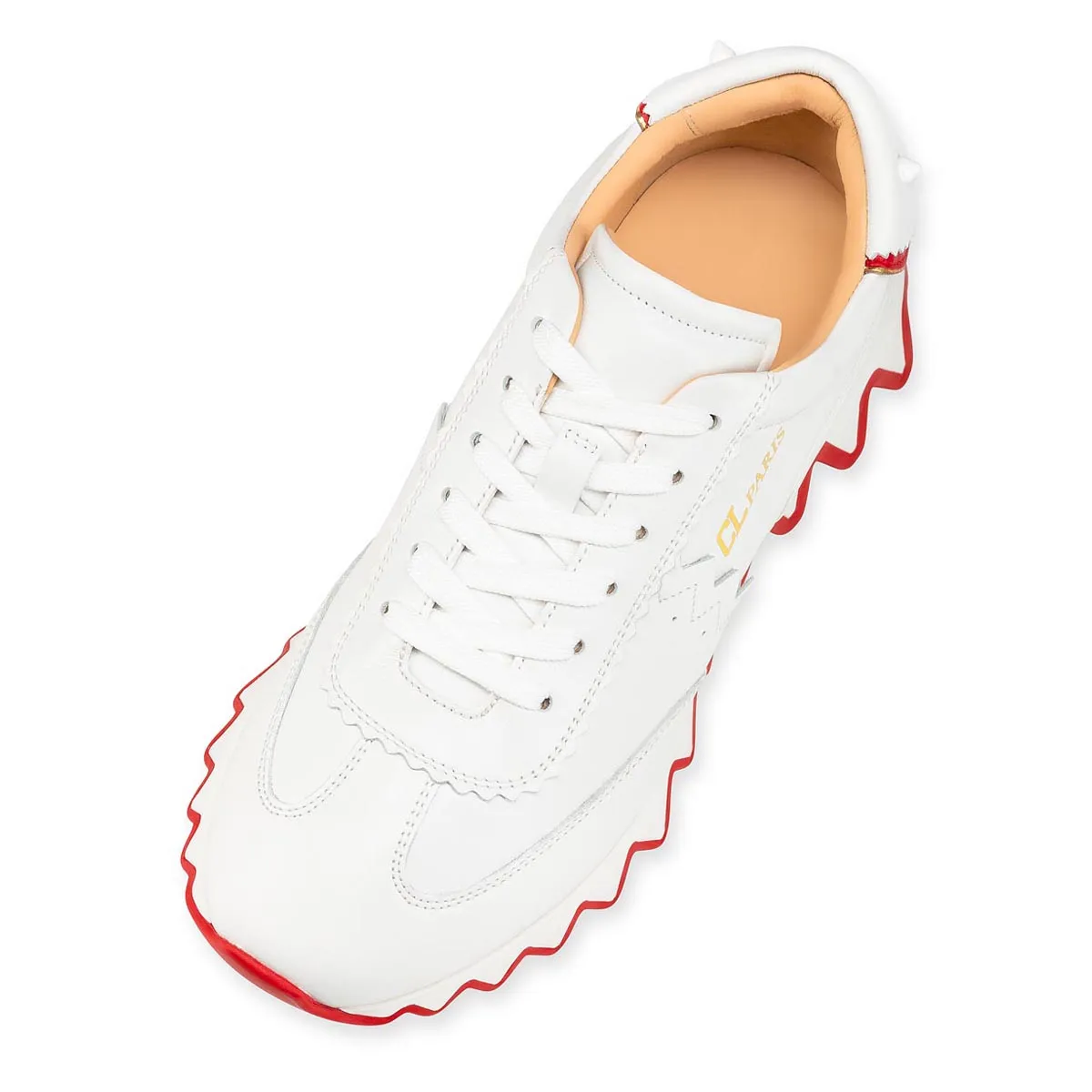 Loubishark  Sneakers - Calf leather and neoprene - Bianco - Women