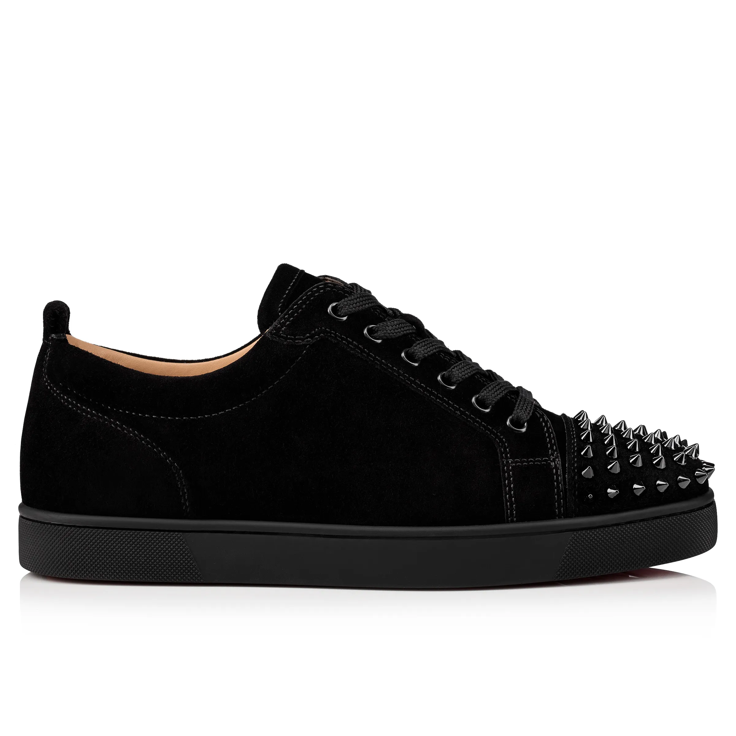 Louis Junior Spikes Sneakers - Veau velours - Black - Men