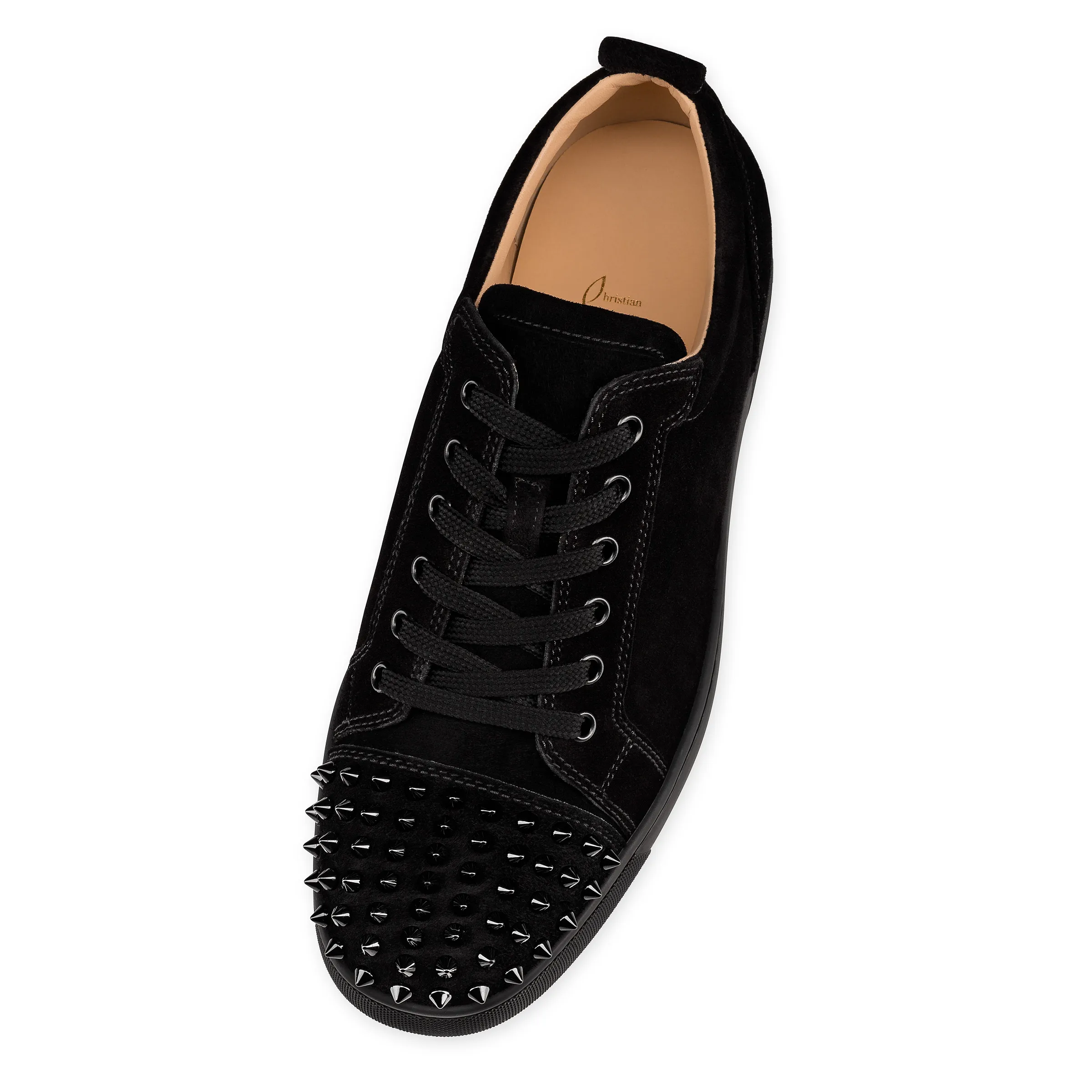 Louis Junior Spikes Sneakers - Veau velours - Black - Men