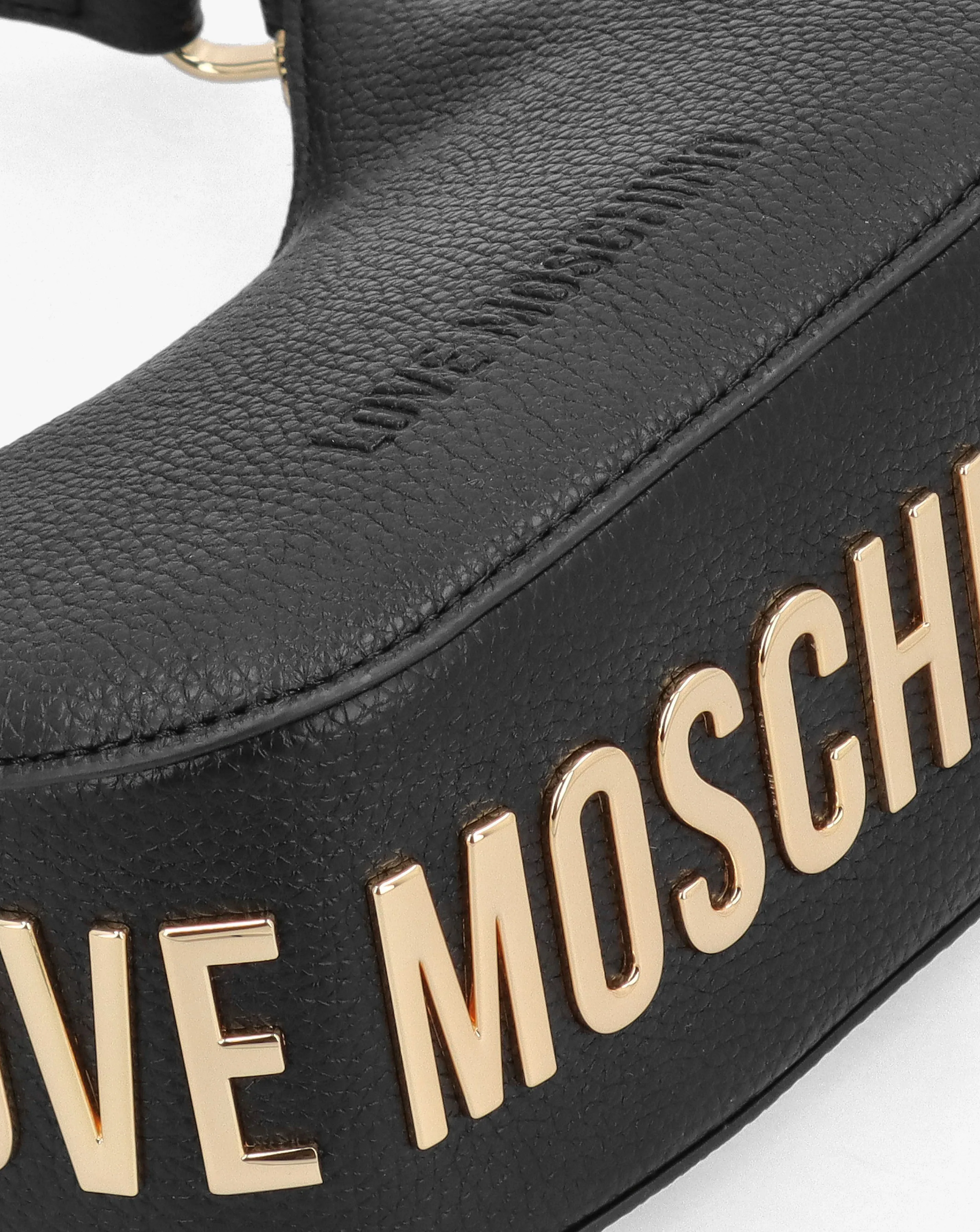 Love Moschino Giant Black Shoulder Grab Bag | Simply Be