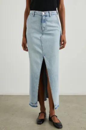 Manhattan Denim Maxi Skirt