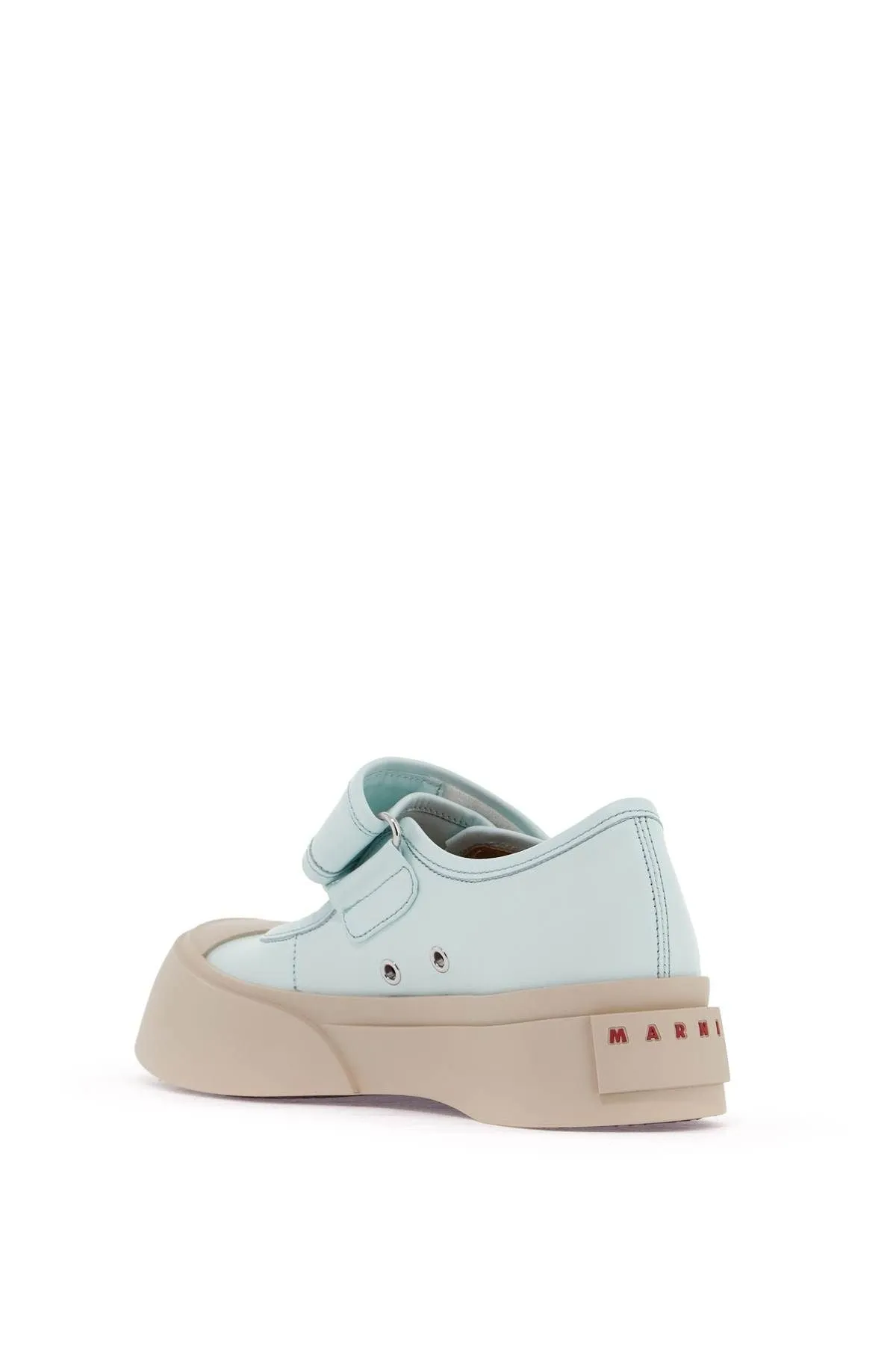 Marni    Marni Pablo Mary Jane Nappa Leather Sneakers