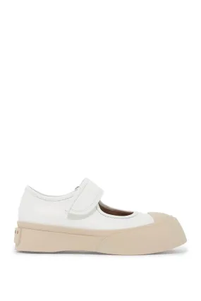 Marni pablo mary jane nappa leather sneakers