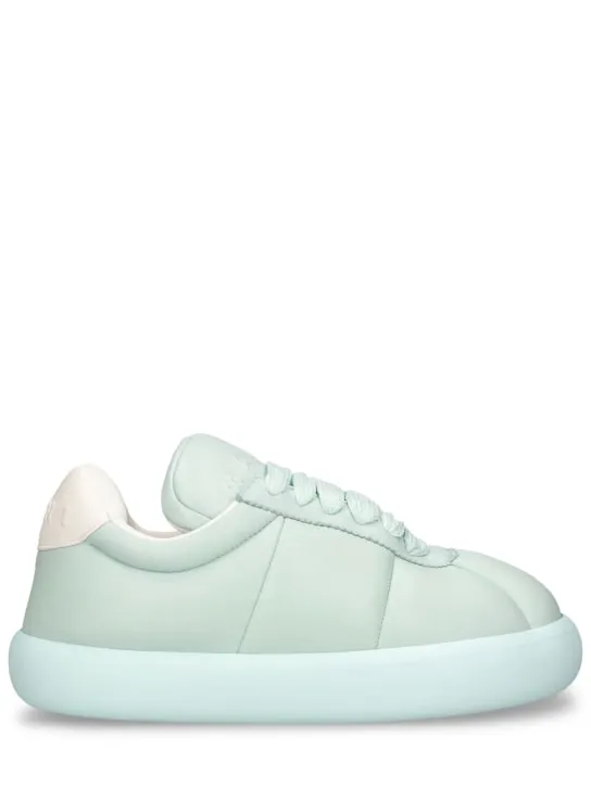 Marni   Puffy soft leather low top sneakers 