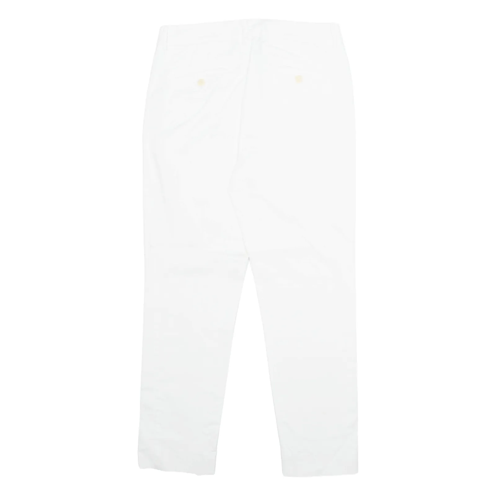 MAX MARA WEEKEND Chino Womens Trousers White Regular Tapered W28 L26