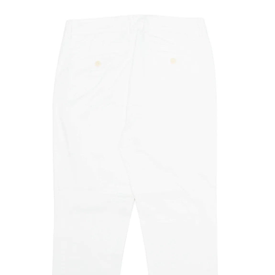 MAX MARA WEEKEND Chino Womens Trousers White Regular Tapered W28 L26