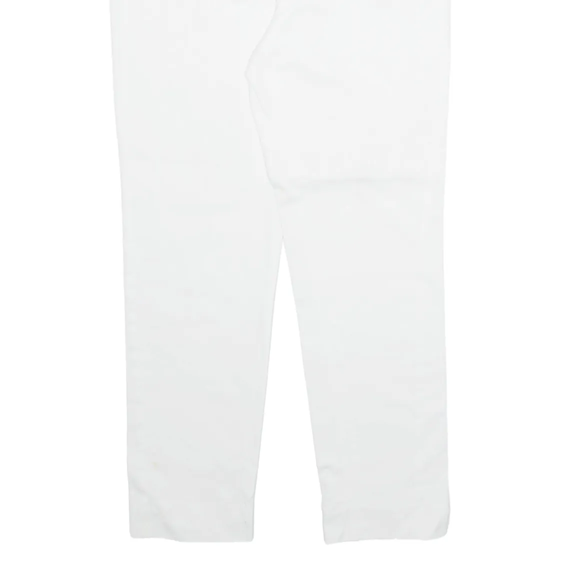 MAX MARA WEEKEND Chino Womens Trousers White Regular Tapered W28 L26