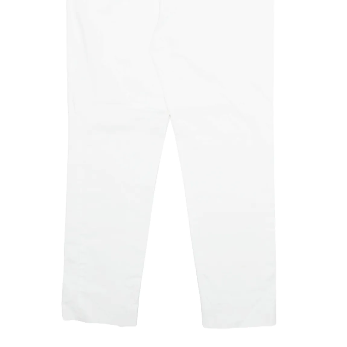 MAX MARA WEEKEND Chino Womens Trousers White Regular Tapered W28 L26