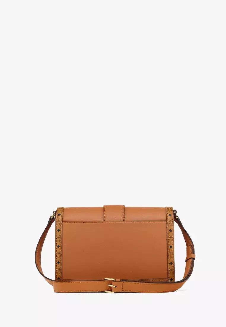 MCM Tracy Shoulder Bag in Leather Visetos Mix