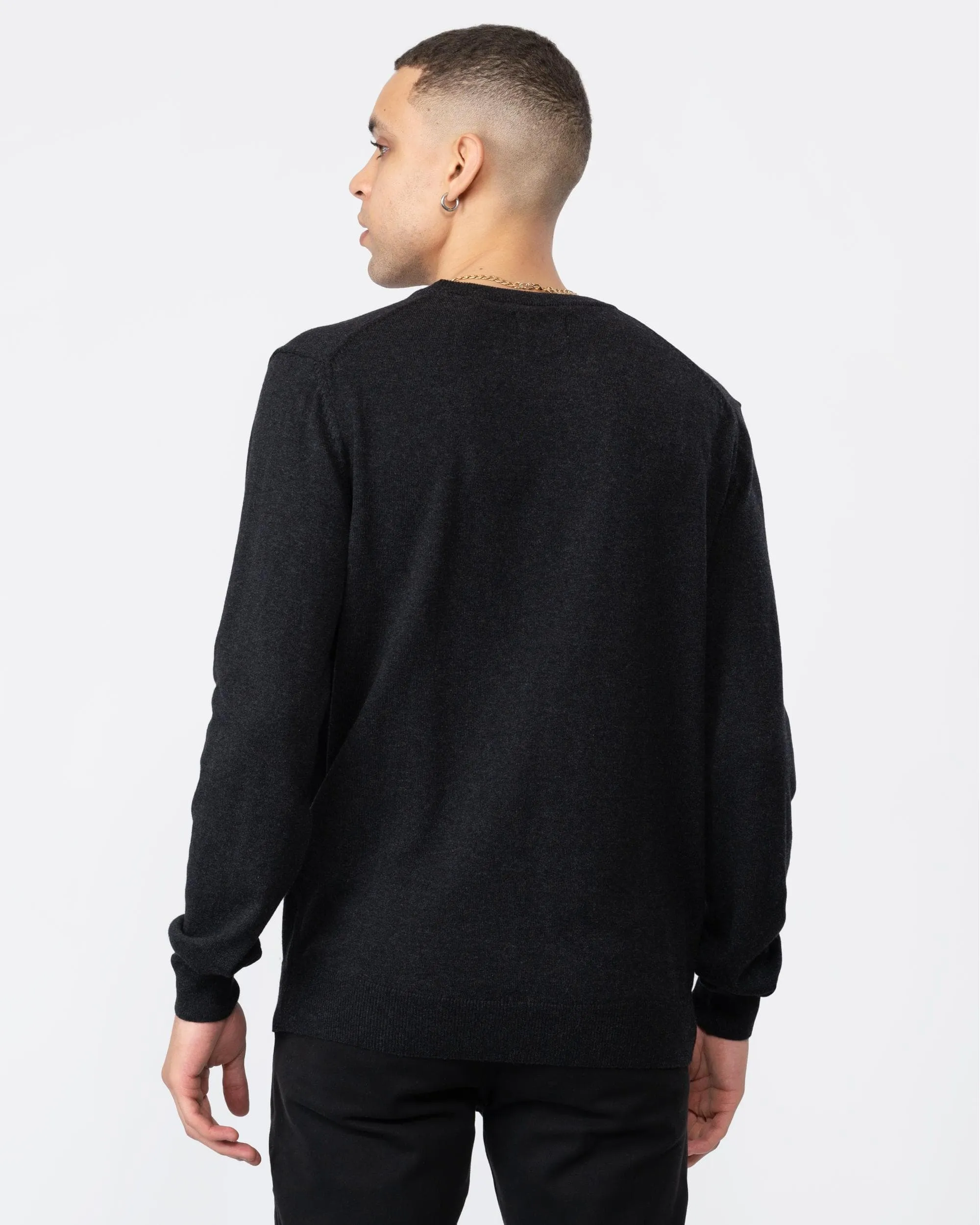 Mens Cotton Wool Crew Neck Jumper