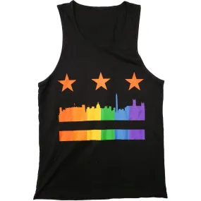 Men's D.C. Flag Pride Tank