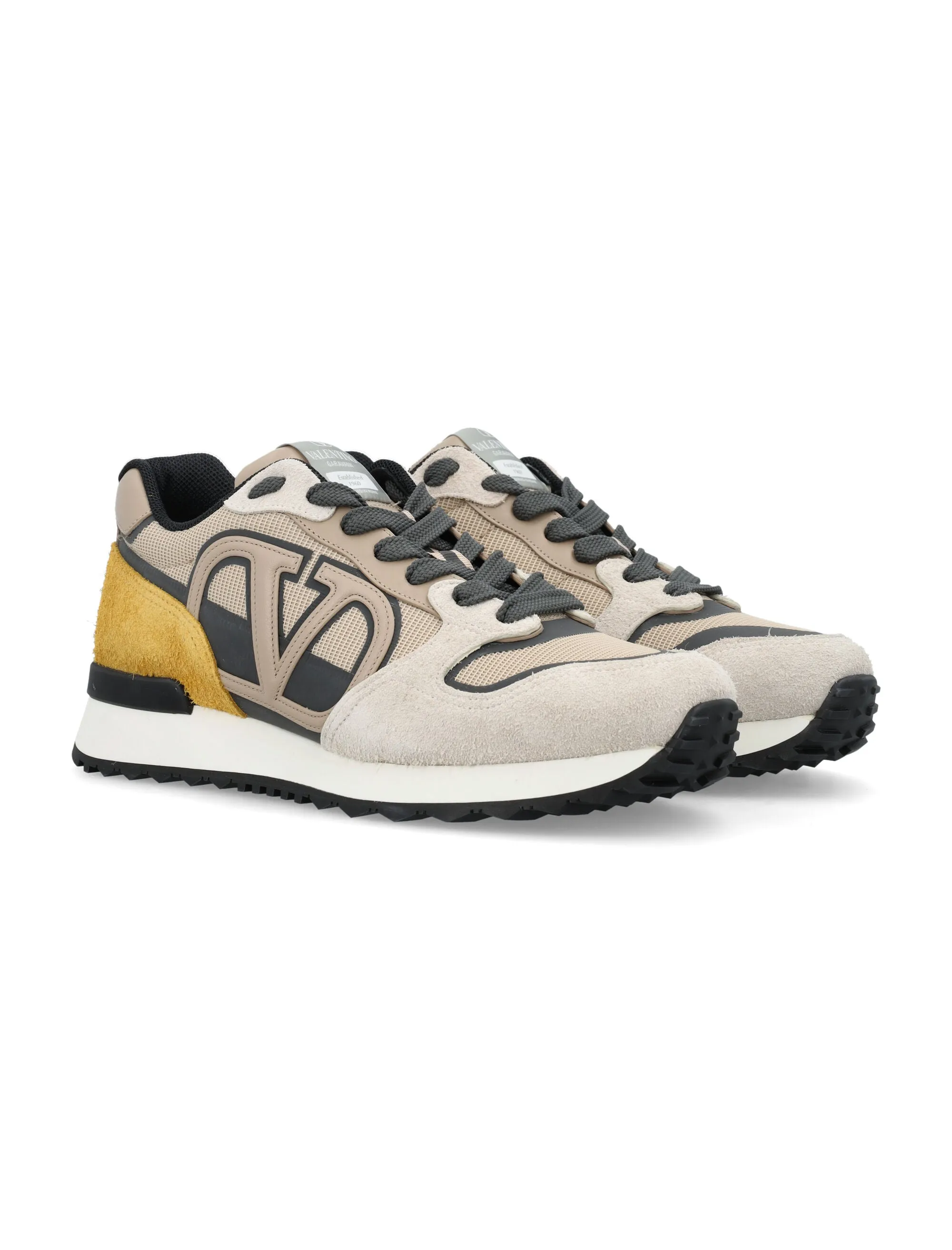 Men's Low-Top V-LOGO Sneakers in Ice by Valentino Garavani