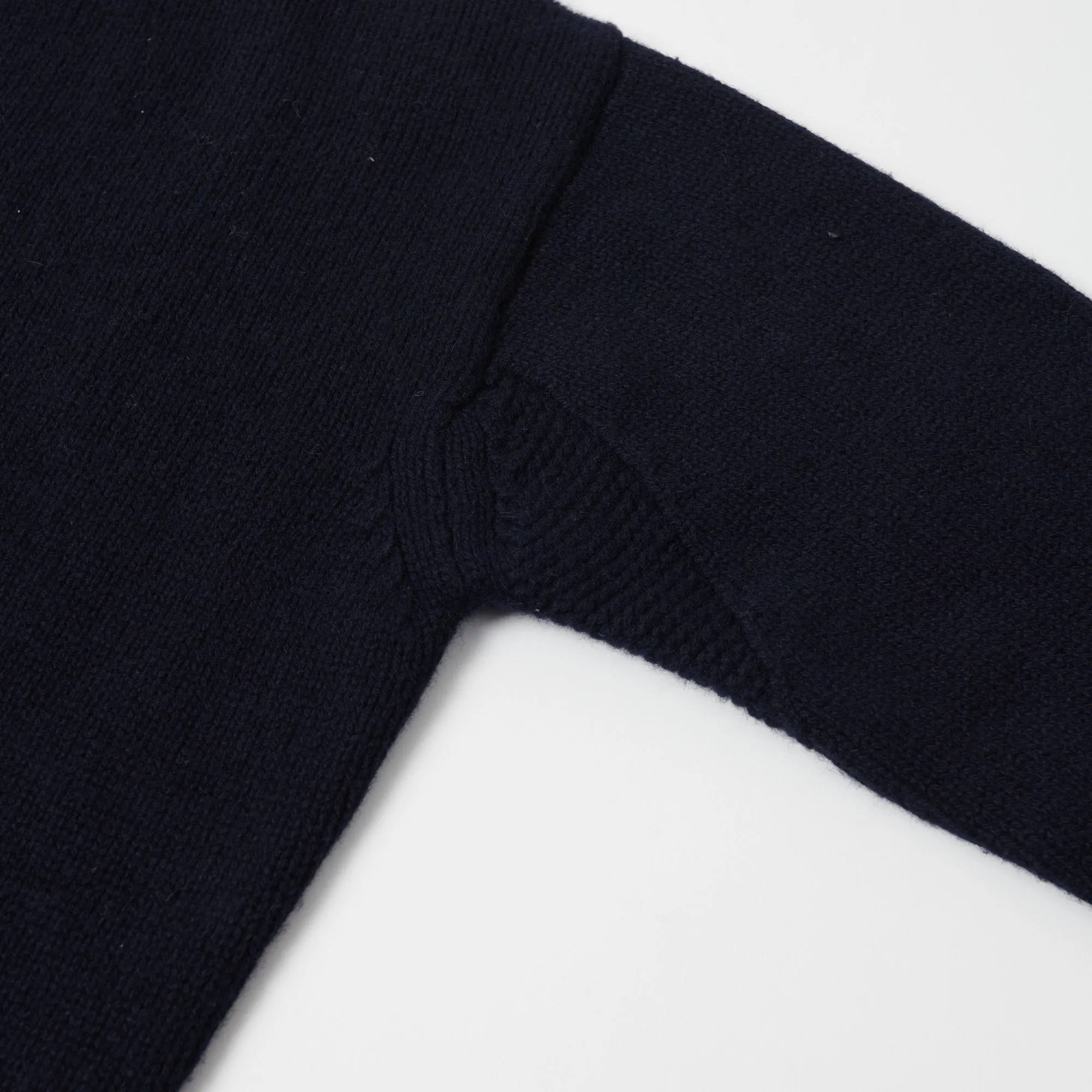 Merz b. Schwanen LOCC01 Knit Crew Neck Pullover - Dark Navy