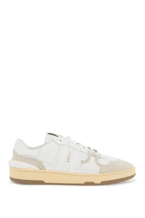 mesh and leather clay sneakers with FM SKDK00 NASH A20 BLANC