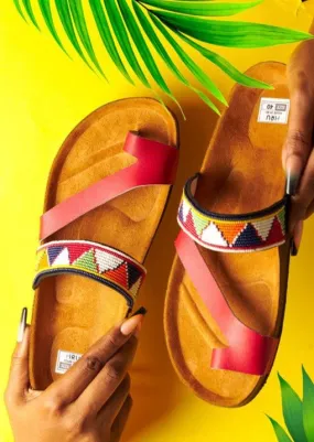 Mikono Mauwa Cork flexible and durable Sandals