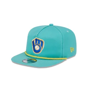 Milwaukee Brewers Clear Mint Golfer Hat