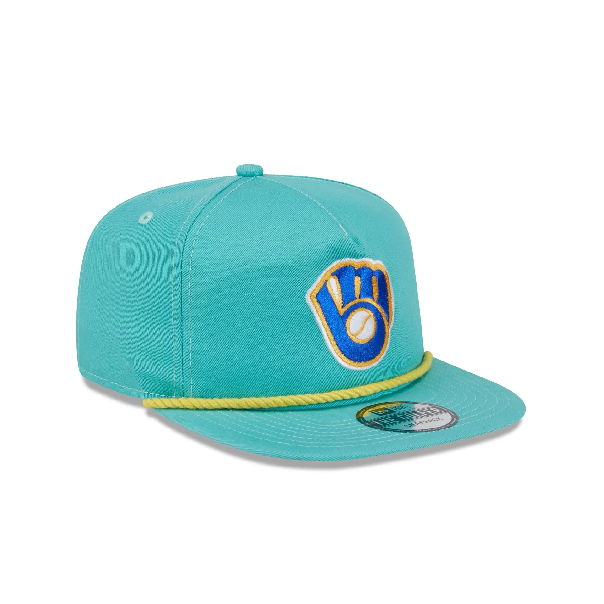 Milwaukee Brewers Clear Mint Golfer Hat