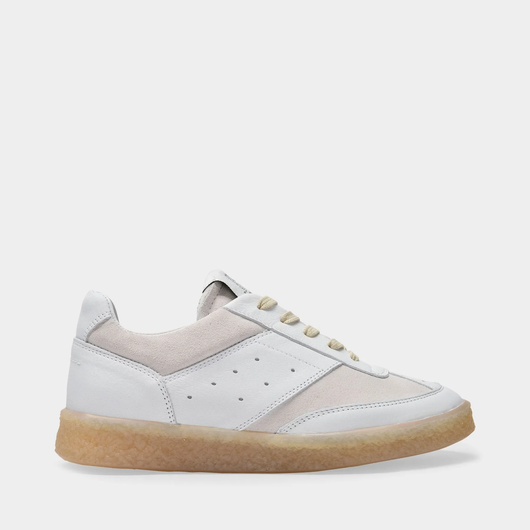 MM6 Maison Margiela  Sneakers in White Leather