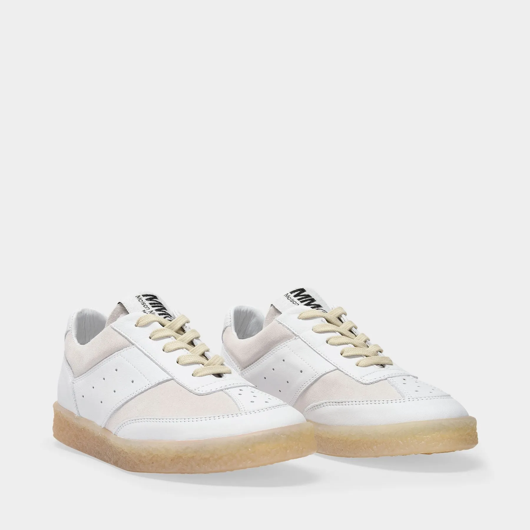 MM6 Maison Margiela  Sneakers in White Leather