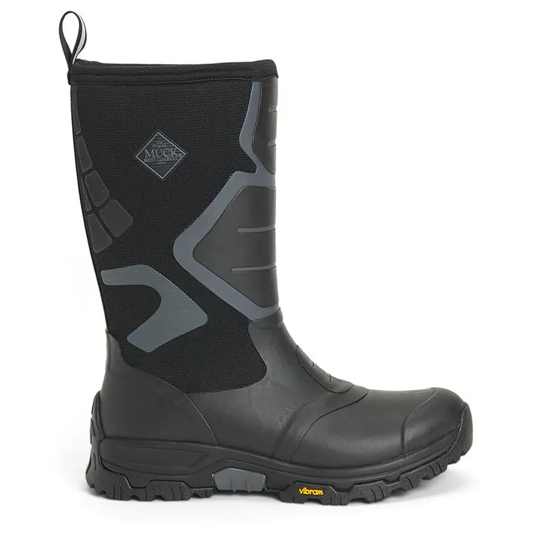 Muck Boot Company Men's Apex Pro & Vibram Arctic Grip A.T. Traction Lug Boot - Black