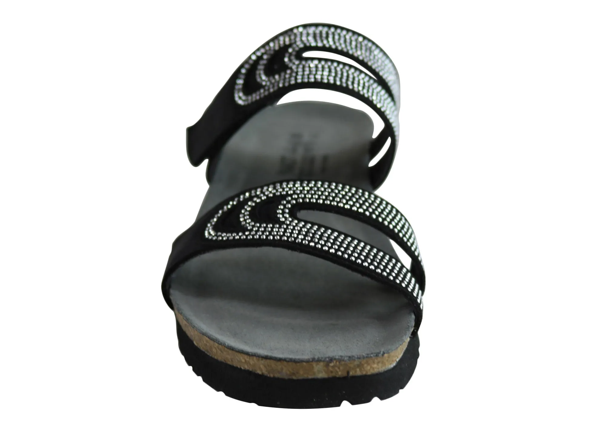 Naot Ainsley Womens Leather Comfortable Cushioned Sandals Slides