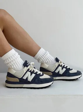 New Balance 574 Navy / Cream