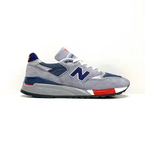 NEW BALANCE M998GNR ORIGINAL GREY BLUE RED MADE IN USA