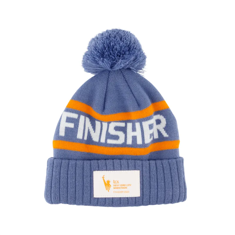 New Balance NYC Marathon Finisher Pom Beanie