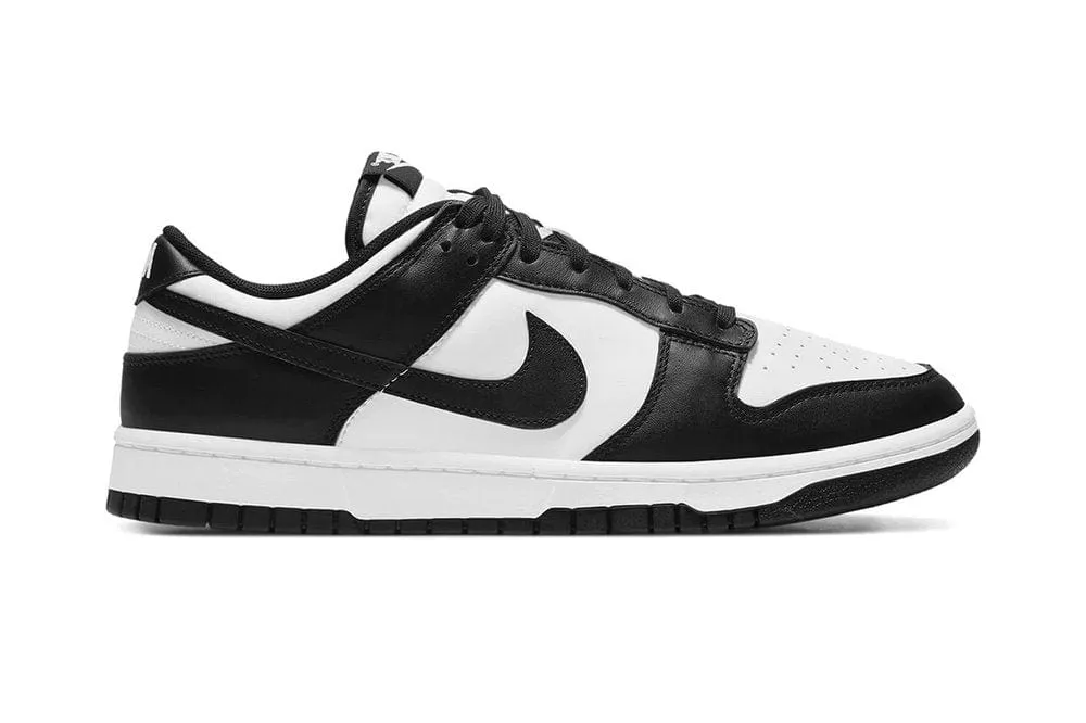 Nike Dunk Low Retro Sneakers White Black GS