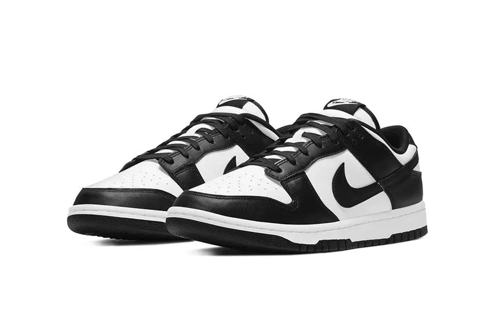 Nike Dunk Low Retro Sneakers White Black GS