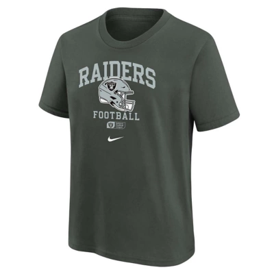 Nike Kids' Las Vegas Raiders Essential Helmet T-Shirt