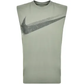 Nike Training Dri Fit Swoosh Vest Grey