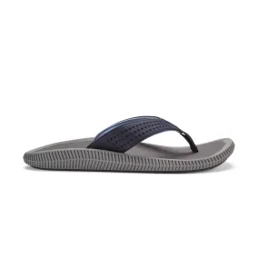 OluKai Ulele Blue Depth/Charcoal Men’s Sandals