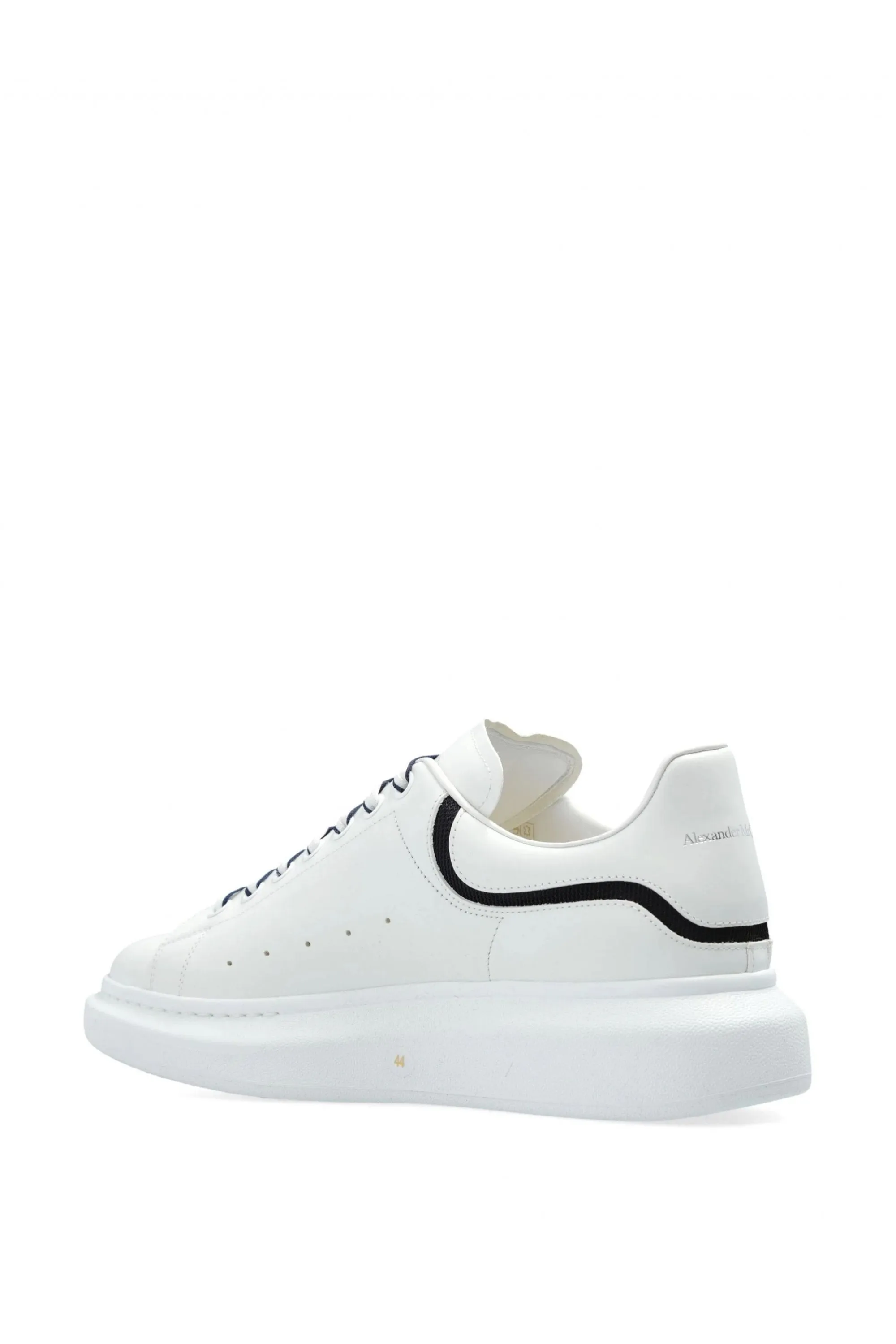 Oversize Sole New Tech Leather Sneakers White