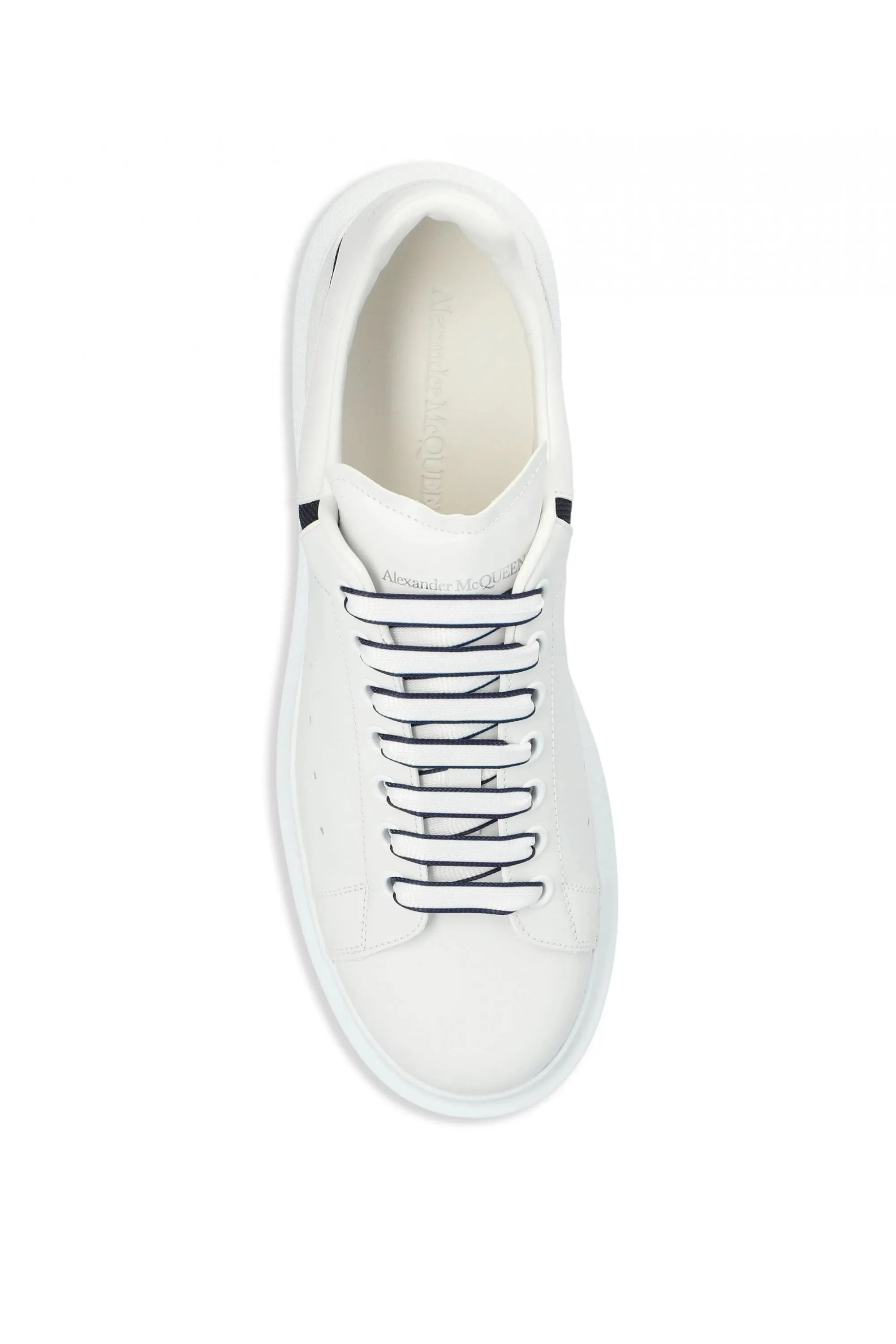 Oversize Sole New Tech Leather Sneakers White