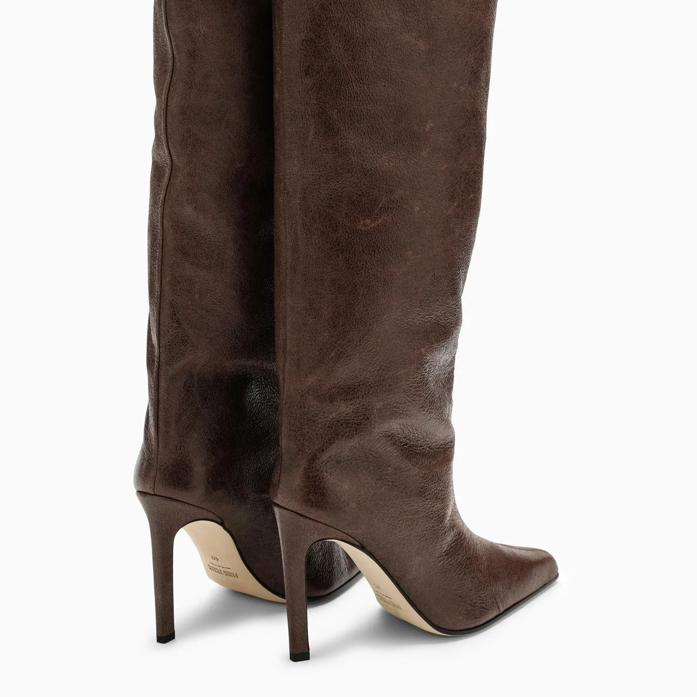 Paris Texas    Paris Texas High Brown Shaded Leather Boot