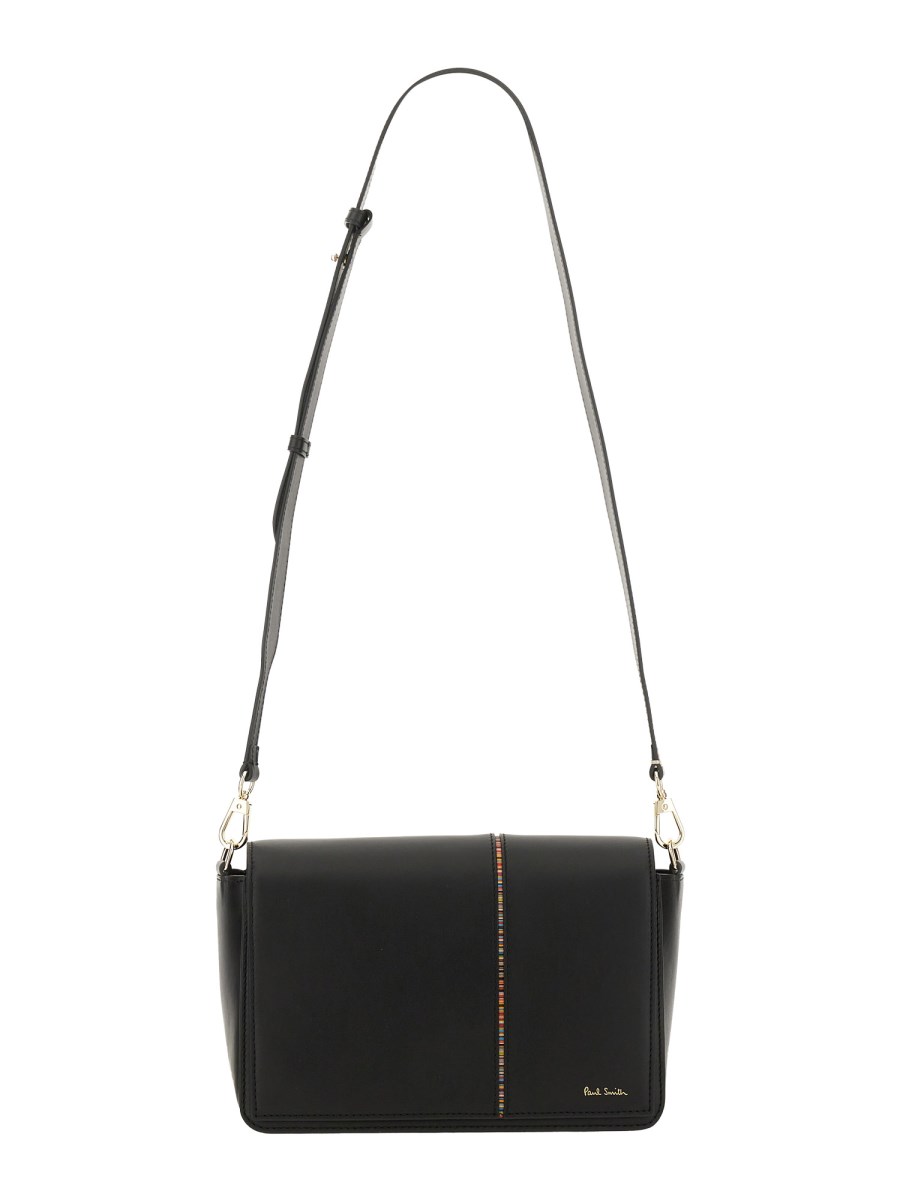 PAUL SMITH    LEATHER SHOULDER BAG