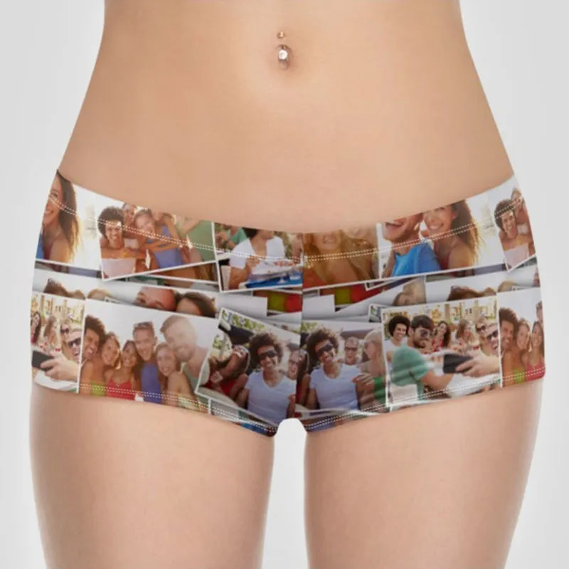 Personalised Bikini Bottoms. Custom Ladies Swim Shorts