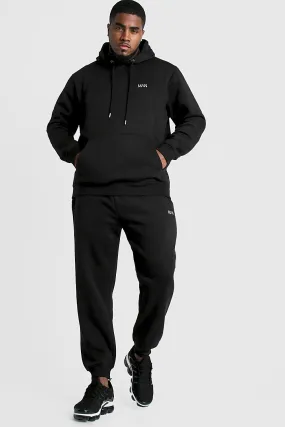 Plus Size MAN Dash Hooded Tracksuit | boohooMAN UK