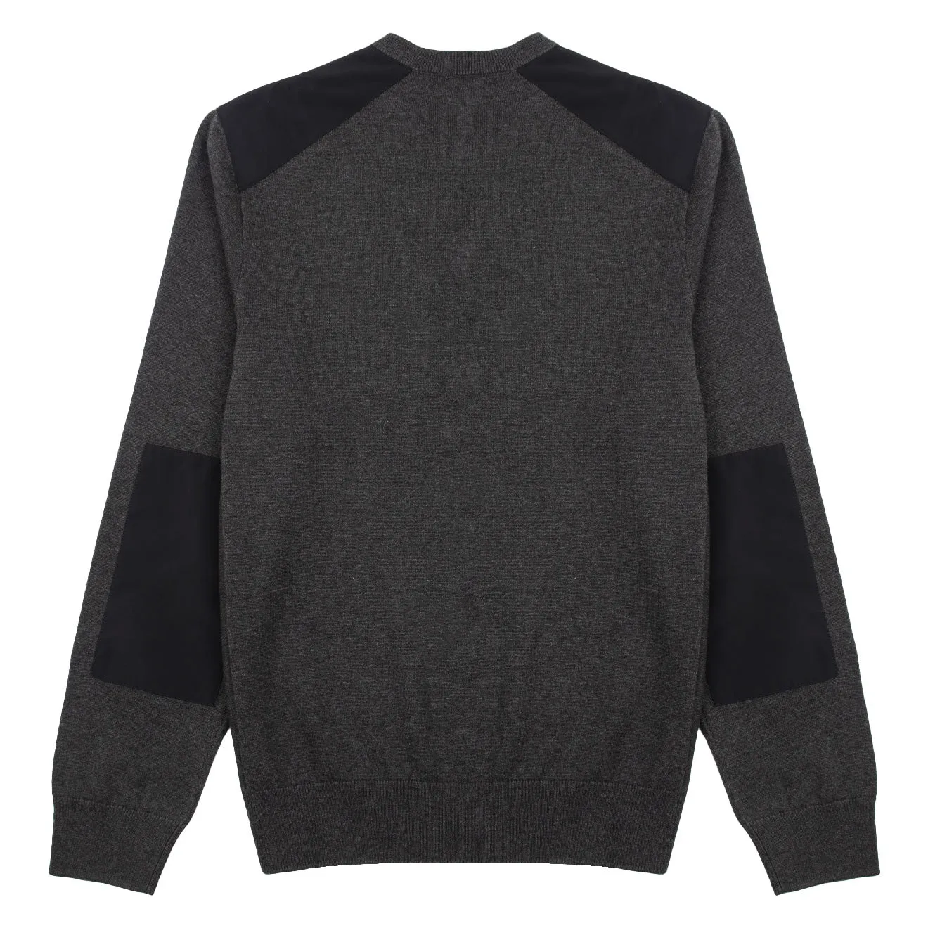 Polo Ralph Lauren Cotton Hybrid Pullover Knit Charcoal Heather