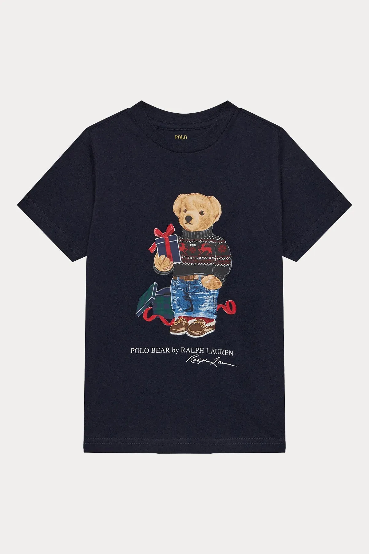 Polo Ralph Lauren Kids 3-7 Ya Unisex ocuk Polo Bear T-shirt