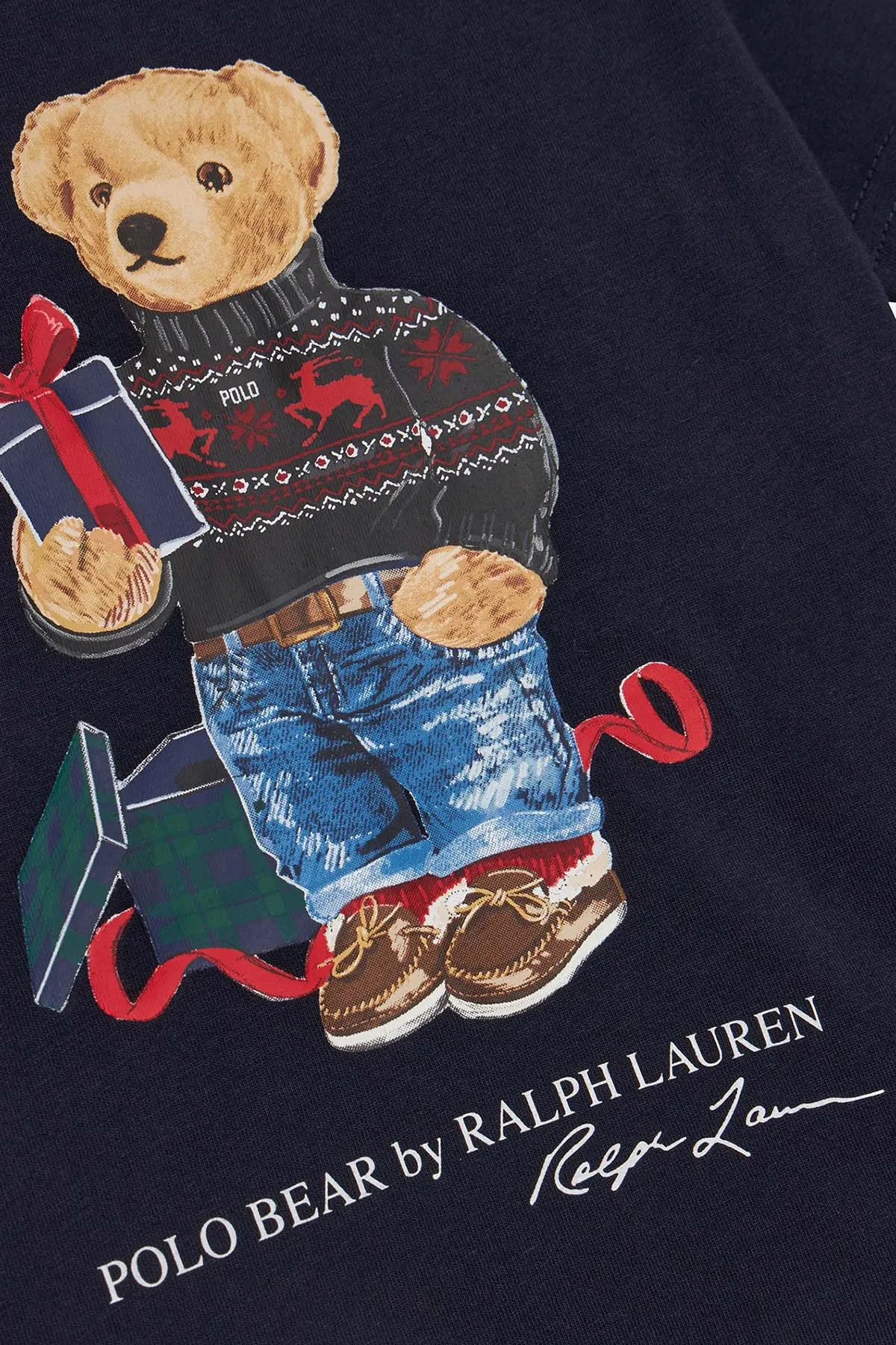 Polo Ralph Lauren Kids 3-7 Ya Unisex ocuk Polo Bear T-shirt