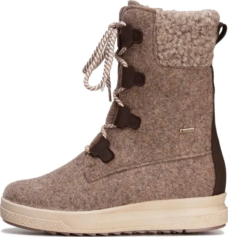 Pomar Women's Reki Gore-Tex Felt Boot Sand Felt/Bark Waxy Leather | Buy Pomar Women's Reki Gore-Tex Felt Boot Sand Fel