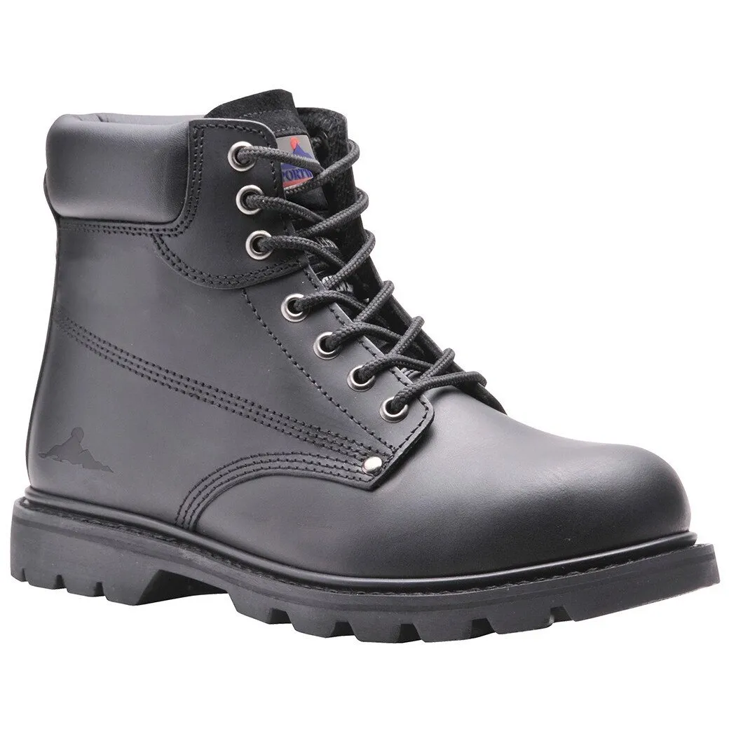 Portwest FW16 Steelite Welted Safety Boot SBP HRO - Black