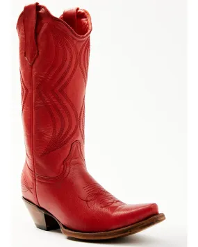 Product Name:  Planet Cowboy Women's It's All Red To Me Leather Western Boot - Snip Toe