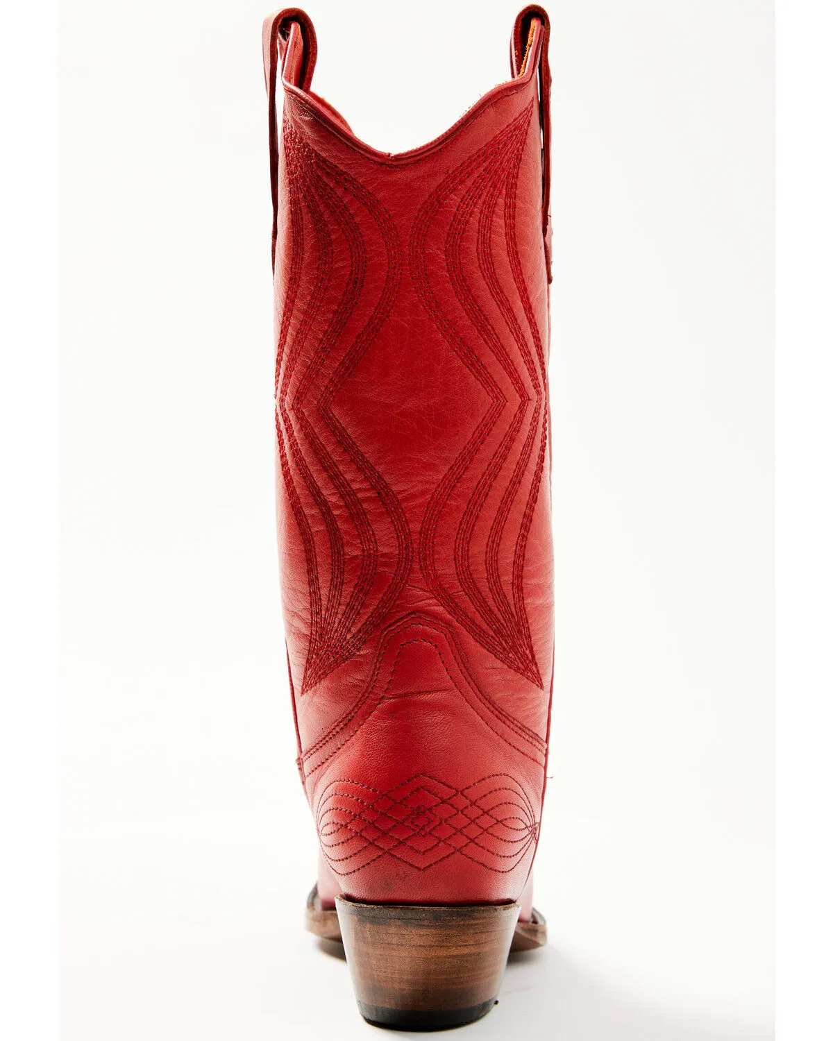 Product Name:  Planet Cowboy Women's It's All Red To Me Leather Western Boot - Snip Toe