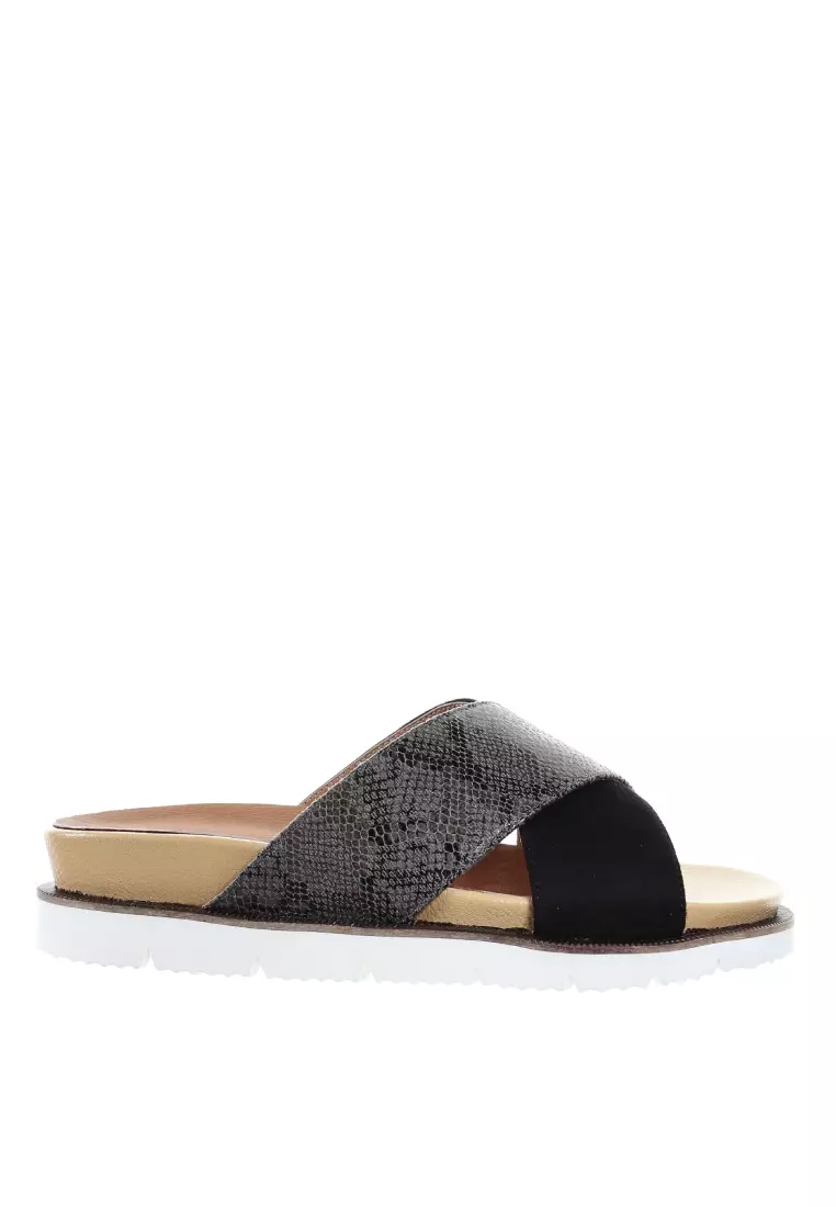 PRODUIT PARFAIT Cross strap comfort slipper