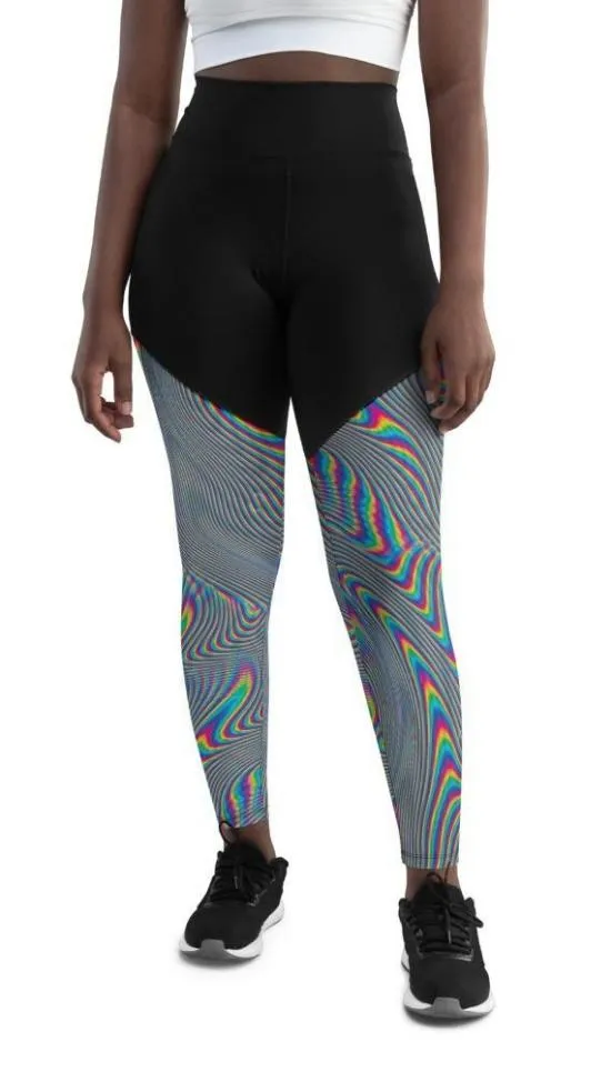 Psychedelic Abstract Compression Leggings