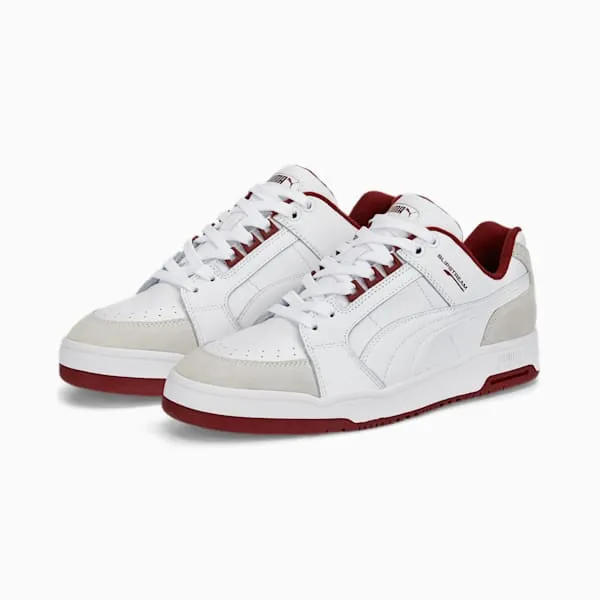 PUMA Slipstream Lo Retro Men's Sneakers - Puma White-Intense Red