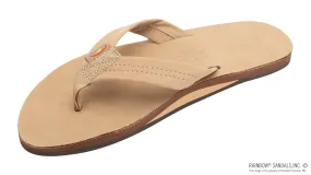 Rainbow Sandals Men's - Single Layer - 1 Strap - Sierra Brown